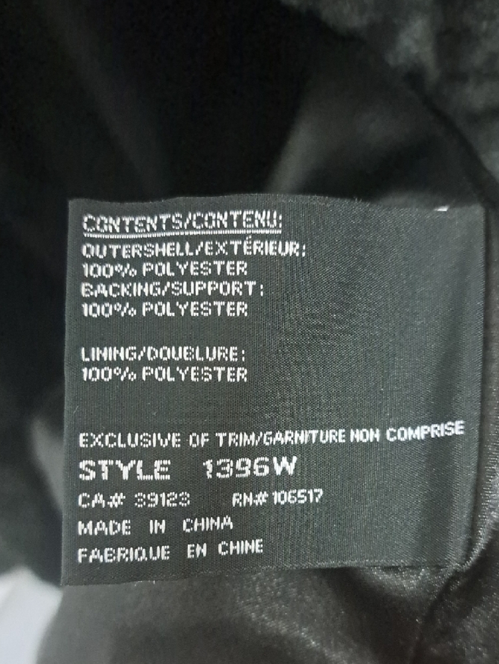 Novelti Black Teddy Faux Fur Jacket - Picture 3 of 3